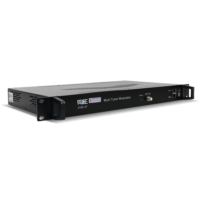 4 DVB-T/T2 & 8 DVB-S/S2 BISS to 4 COFDM Modulator - Hstn